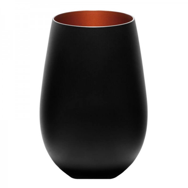 Stölzle 3529412 - Becher Olympic/Elements Schwarz Bronze matt