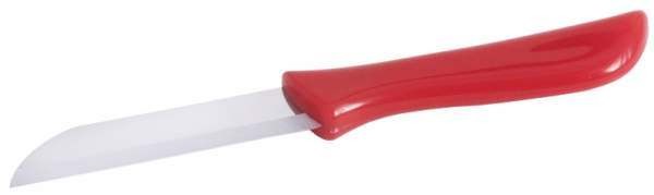 Contacto 3606/070 - Küchenmesser mit rotem Griff, glatte Klinge