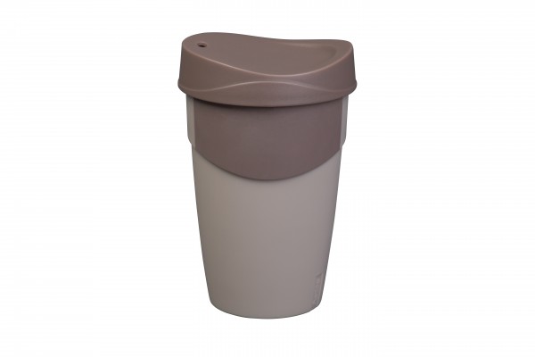 to-go-Becher aus Kunststoff WayCup 0,4 l mocca