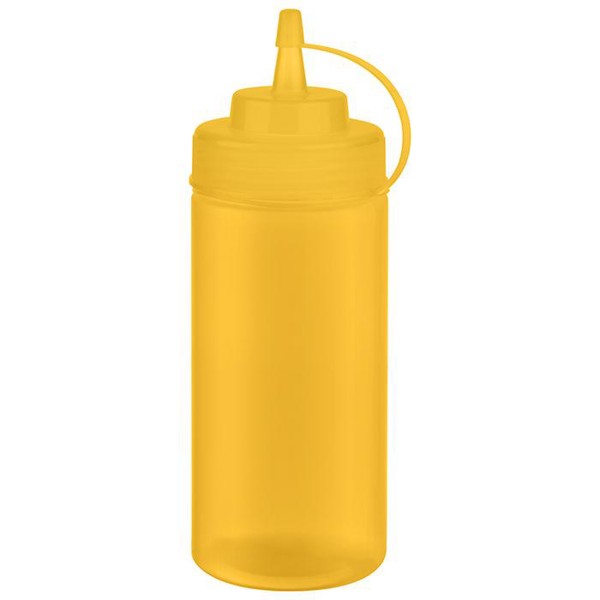 Quetschflasche Squeeze Flasche 490ml 6er Set Gelb
